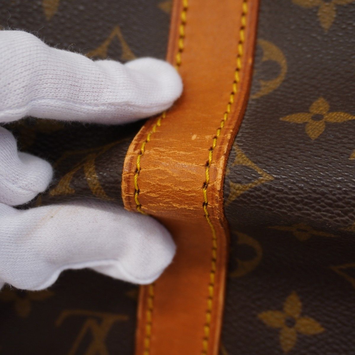 Louis Vuitton Boston Bag Monogram Keepall 50 Brown — view 6