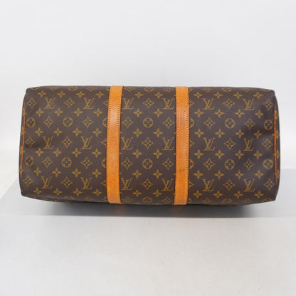 Louis Vuitton Boston Bag Monogram Keepall 50 Brown — view 3