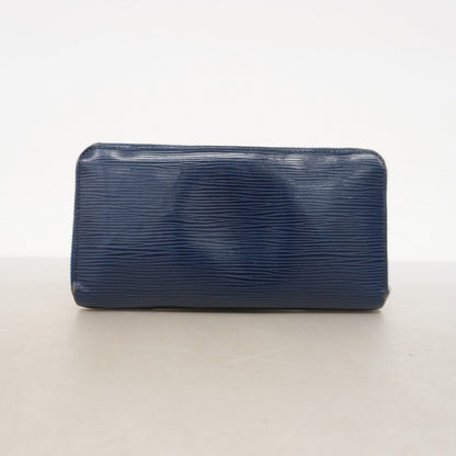 Louis Vuitton Wallet Epi Zippy Andigo Blue — view 8