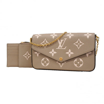 Louis Vuitton Shoulder Wallet Monogram Empreinte Bicolor Pochette Felicity