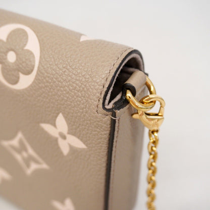 Louis Vuitton Shoulder Wallet Monogram Empreinte Bicolor Pochette Felicity — view 7