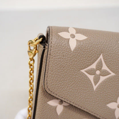 Louis Vuitton Shoulder Wallet Monogram Empreinte Bicolor Pochette Felicity — view 8