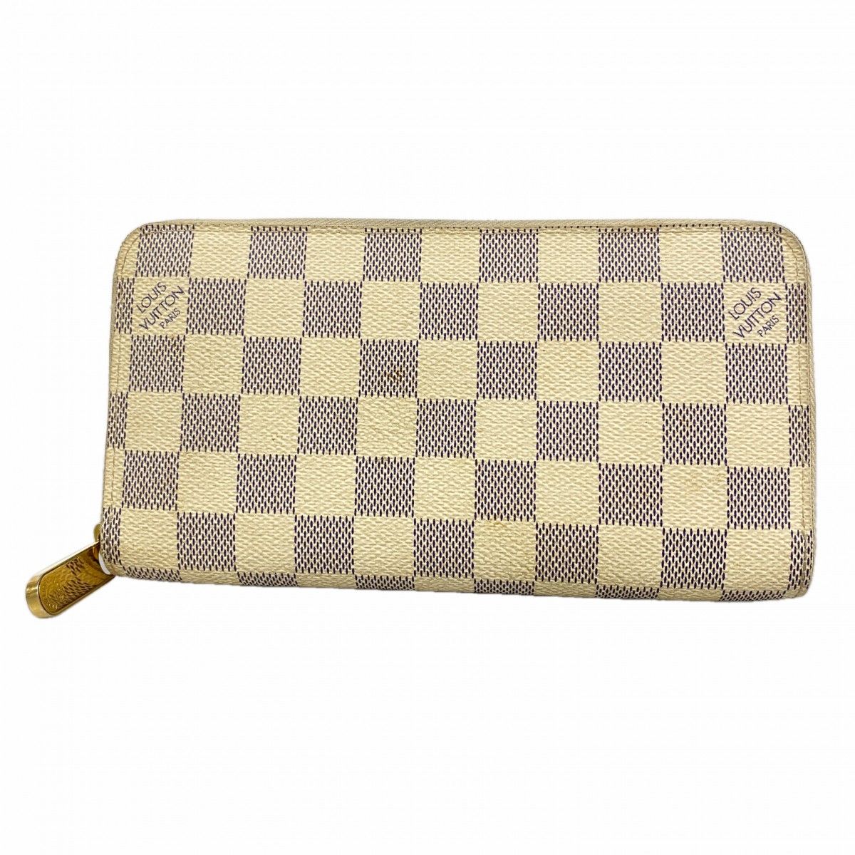 Louis Vuitton Wallet Damier Azur Zippy White