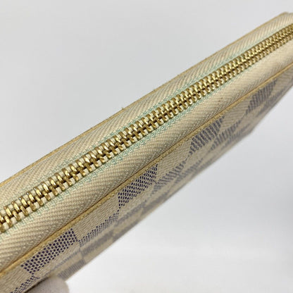 Louis Vuitton Wallet Damier Azur Zippy White — view 5