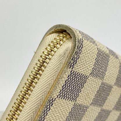 Louis Vuitton Wallet Damier Azur Zippy White — view 6