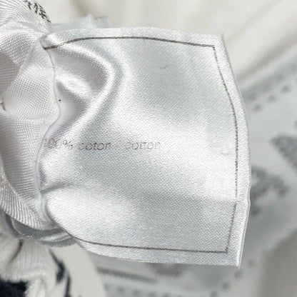 Chanel White Cotton Wide Knit Pants — view 9