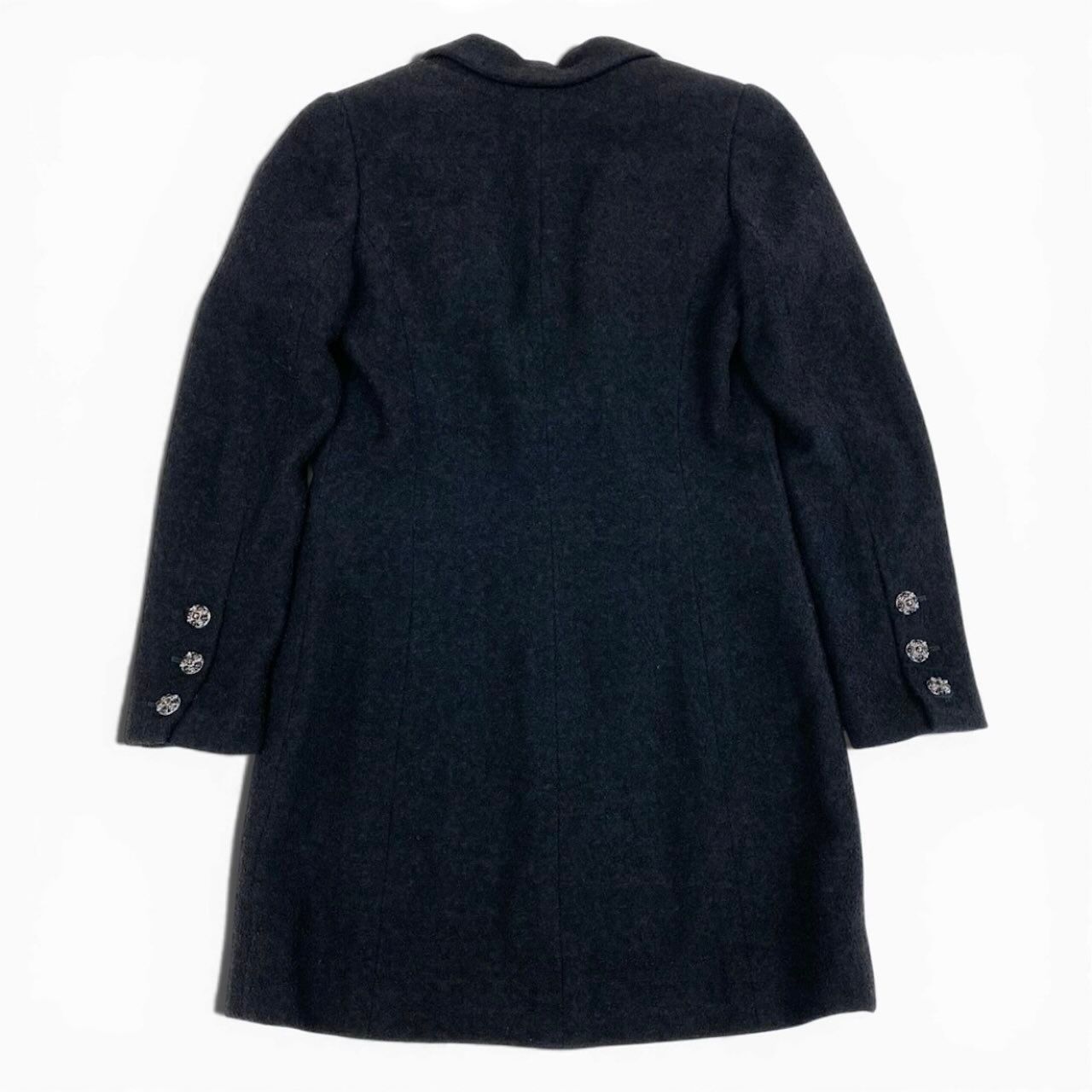 Chanel Black Wool Nylon Jacket — view 3