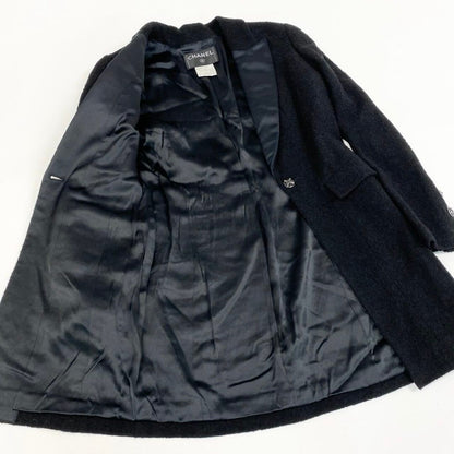 Chanel Black Wool Nylon Jacket — view 4