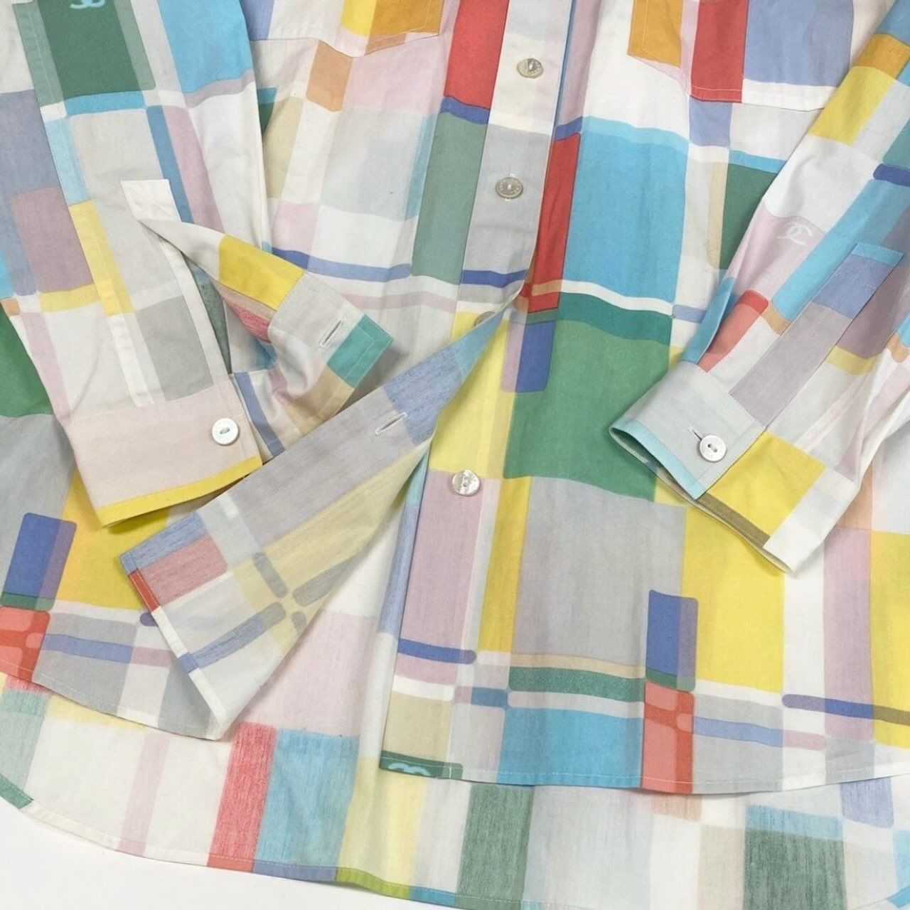 Chanel Shirt Cruise Collection Overshirt Multicolor Cotton Long Sleeve — view 5