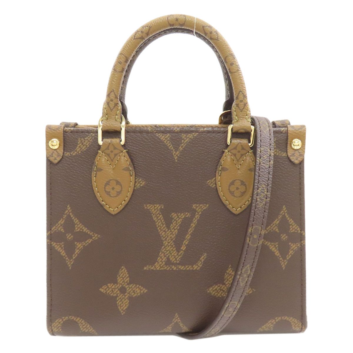 Louis Vuitton On The Go BB Handbag Monogram Reverse