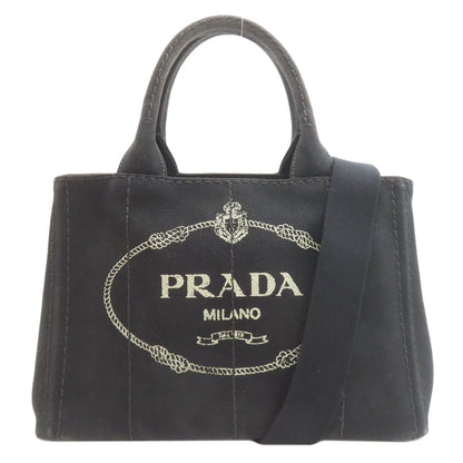 Prada Canapa 2-Way Handbag Canvas