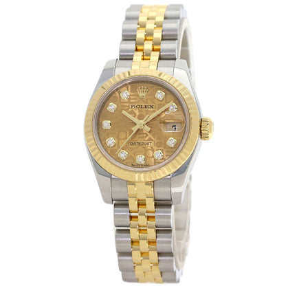 Rolex Datejust Diamond Watch SS Yellow Gold 18k