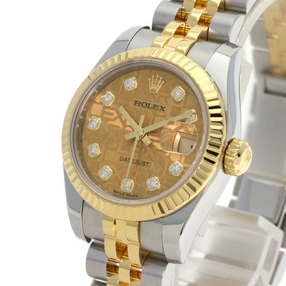 Rolex Datejust Diamond Watch SS Yellow Gold 18k — view 3