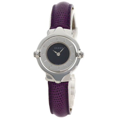 Gucci Turnface Watch SS Leather