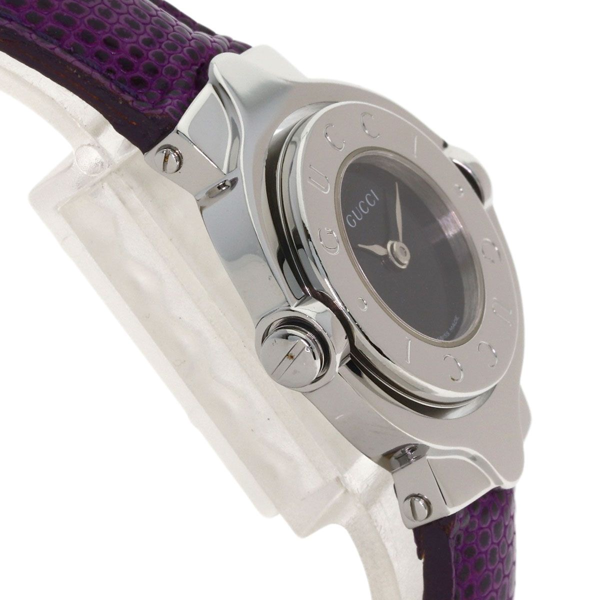 Gucci Turnface Watch SS Leather — view 6