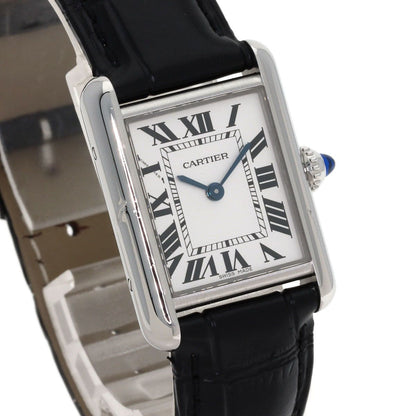 Cartier Tank Must SM Watch SS Leather — view 4