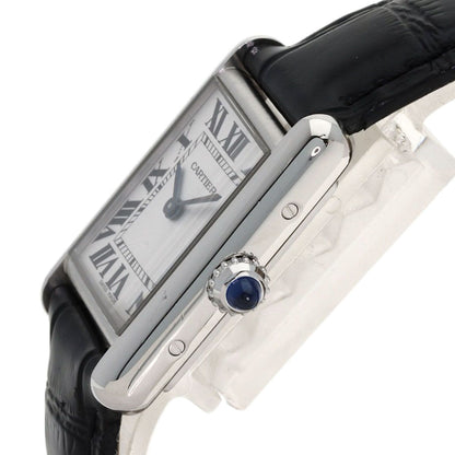 Cartier Tank Must SM Watch SS Leather — view 5