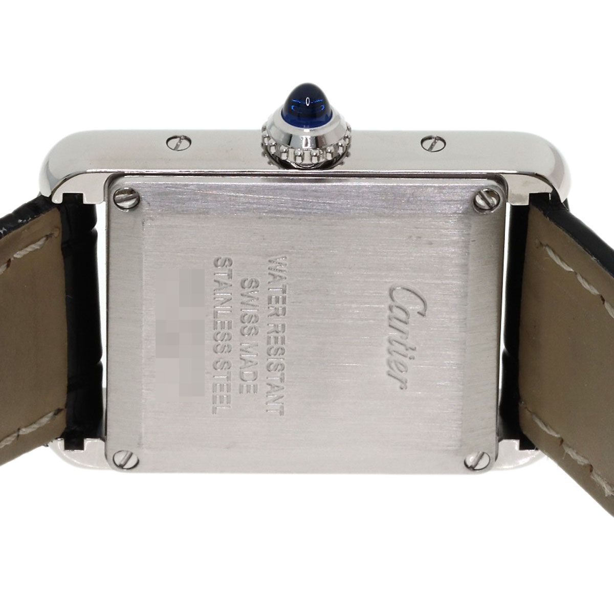 Cartier Tank Must SM Watch SS Leather — view 7