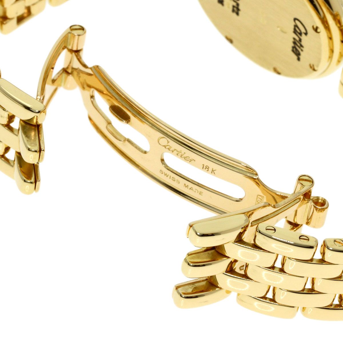 Cartier Panthère Vlc Bezel Diamond Watch 18k Yellow Gold — view 8