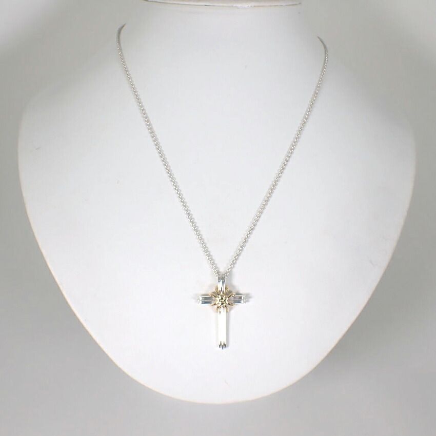 Tiffany & Co 925 750 Signature Cross Necklace — view 2