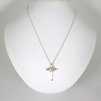 Tiffany & Co 925 750 Signature Cross Necklace — view 2