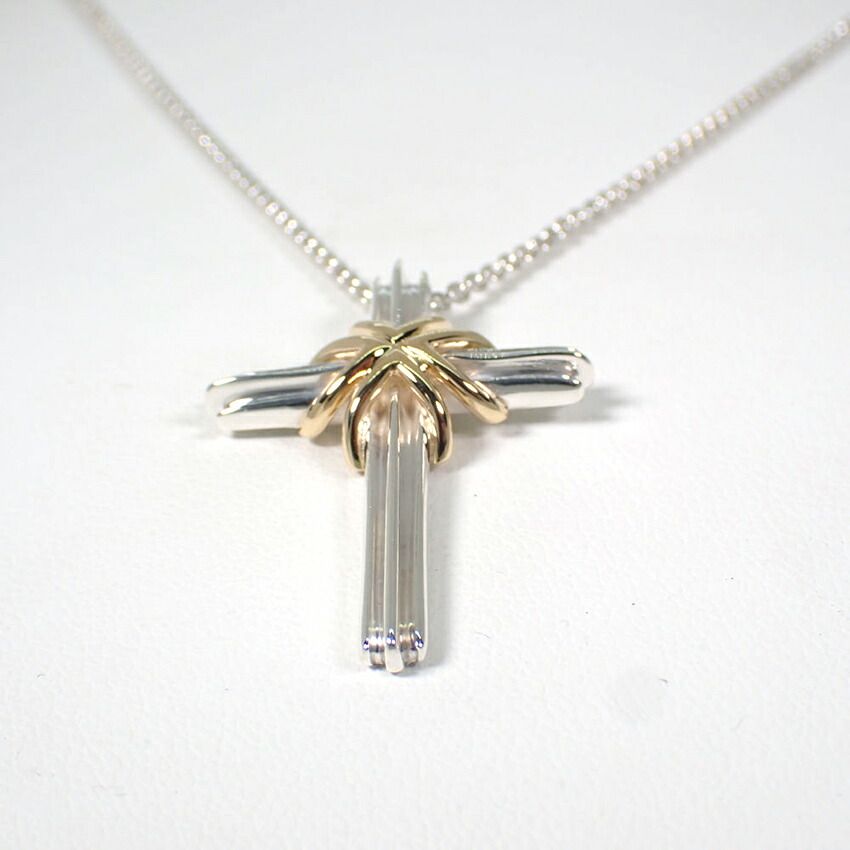 Tiffany & Co 925 750 Signature Cross Necklace — view 4