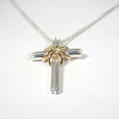 Tiffany & Co 925 750 Signature Cross Necklace — view 4