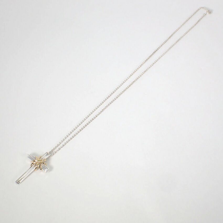 Tiffany & Co 925 750 Signature Cross Necklace — view 5