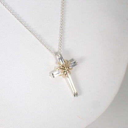Tiffany & Co 925 750 Signature Cross Necklace — view 3