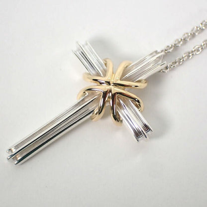Tiffany & Co 925 750 Signature Cross Necklace — view 6