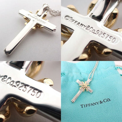 Tiffany & Co 925 750 Signature Cross Necklace — view 8
