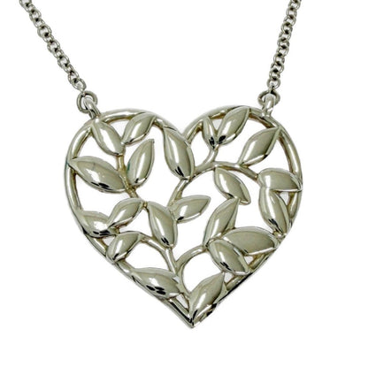 Tiffany & Co Silver Olive Leaf Necklace