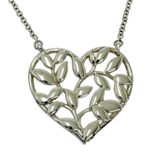 Tiffany & Co Silver Olive Leaf Necklace