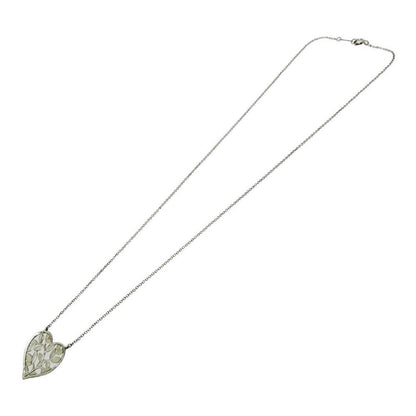 Tiffany & Co Silver Olive Leaf Necklace — view 4