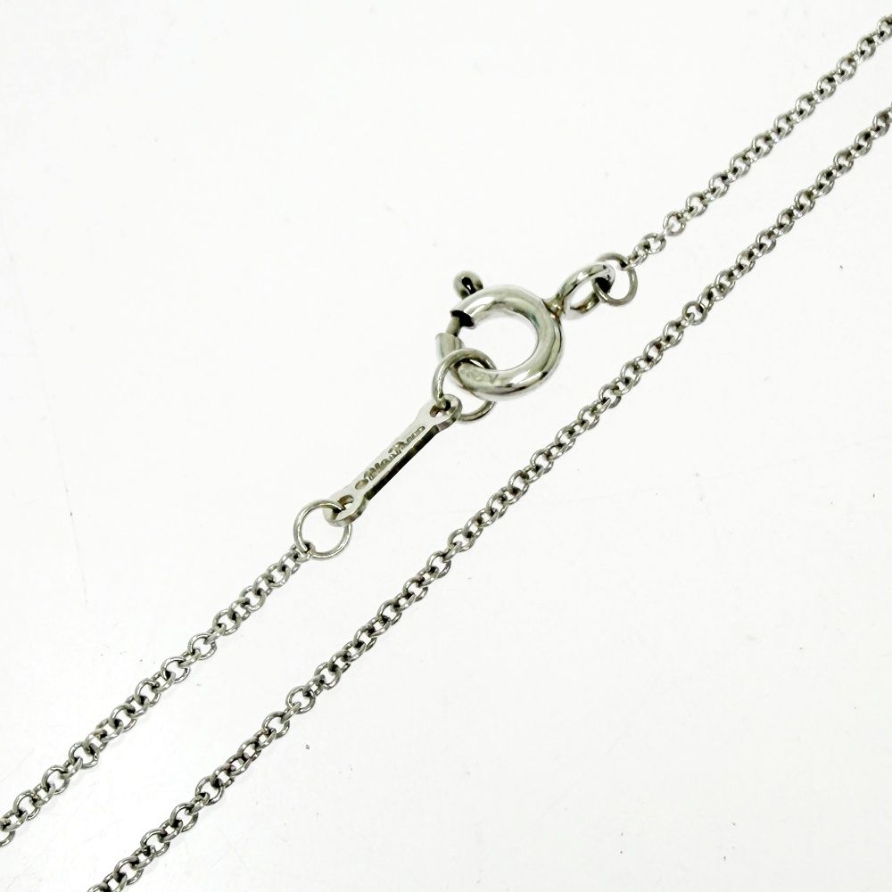 Tiffany & Co Silver Olive Leaf Necklace — view 6