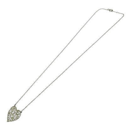 Tiffany & Co Silver Olive Leaf Necklace — view 3