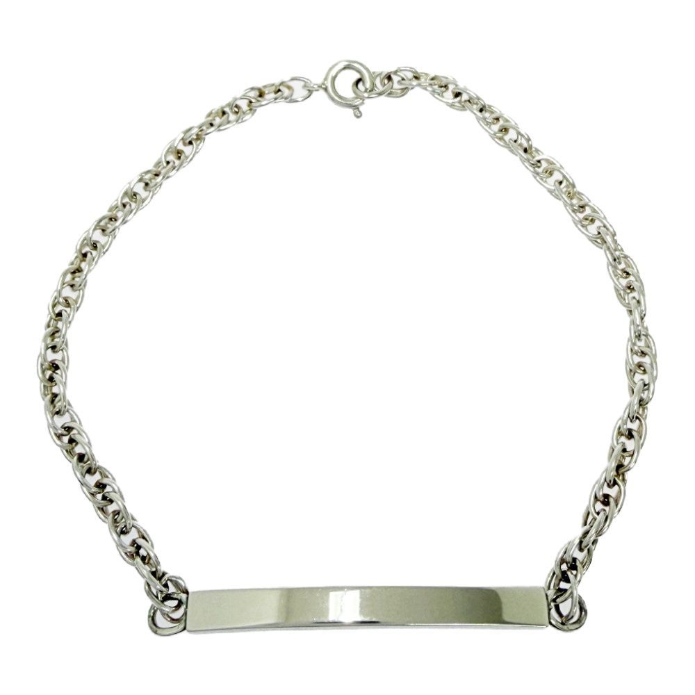 Tiffany & Co Silver ID Chain Bracelet Sterlin