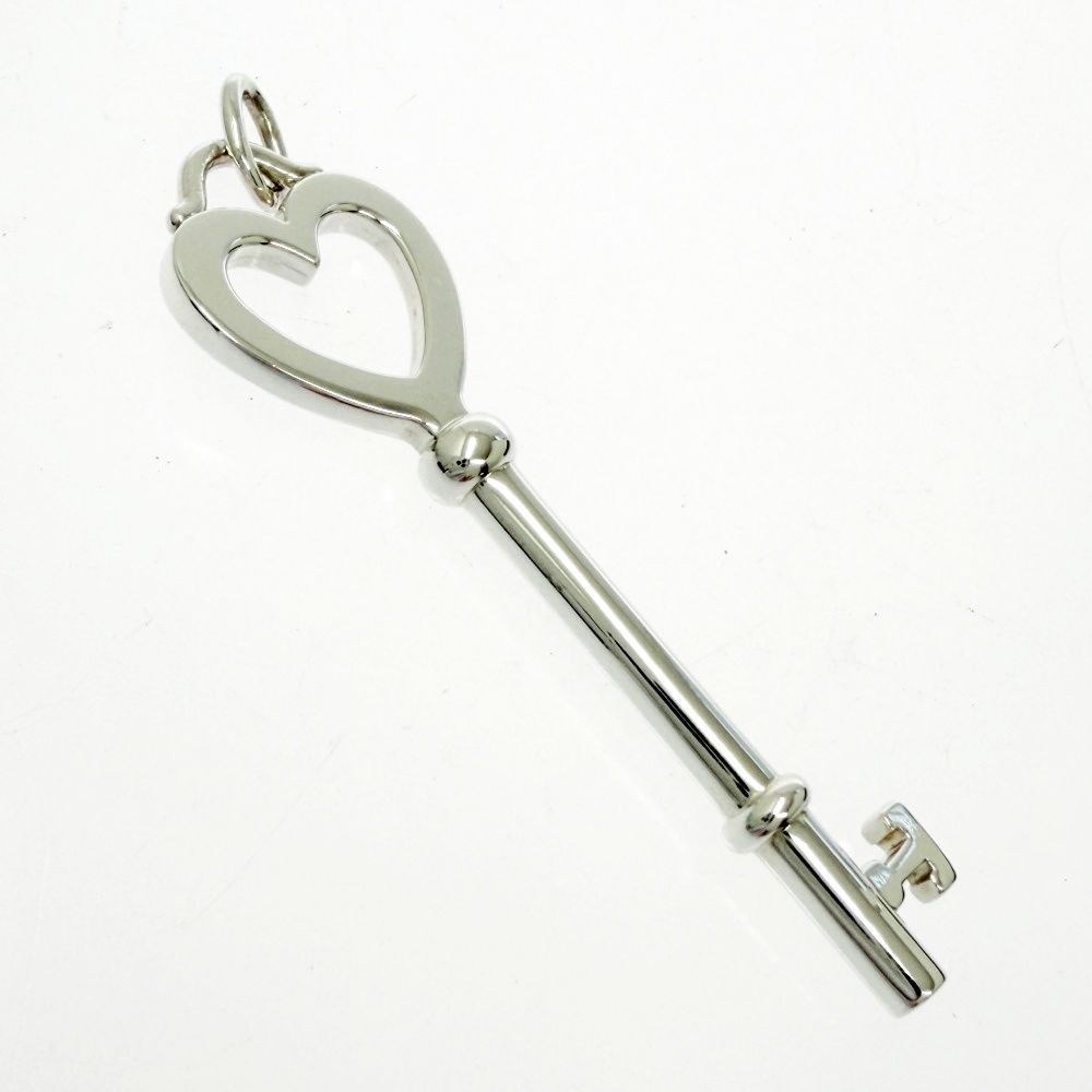 Tiffany & Co Silver Key Pendant — view 3
