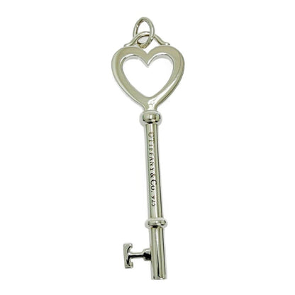 Tiffany & Co Silver Key Pendant — view 4
