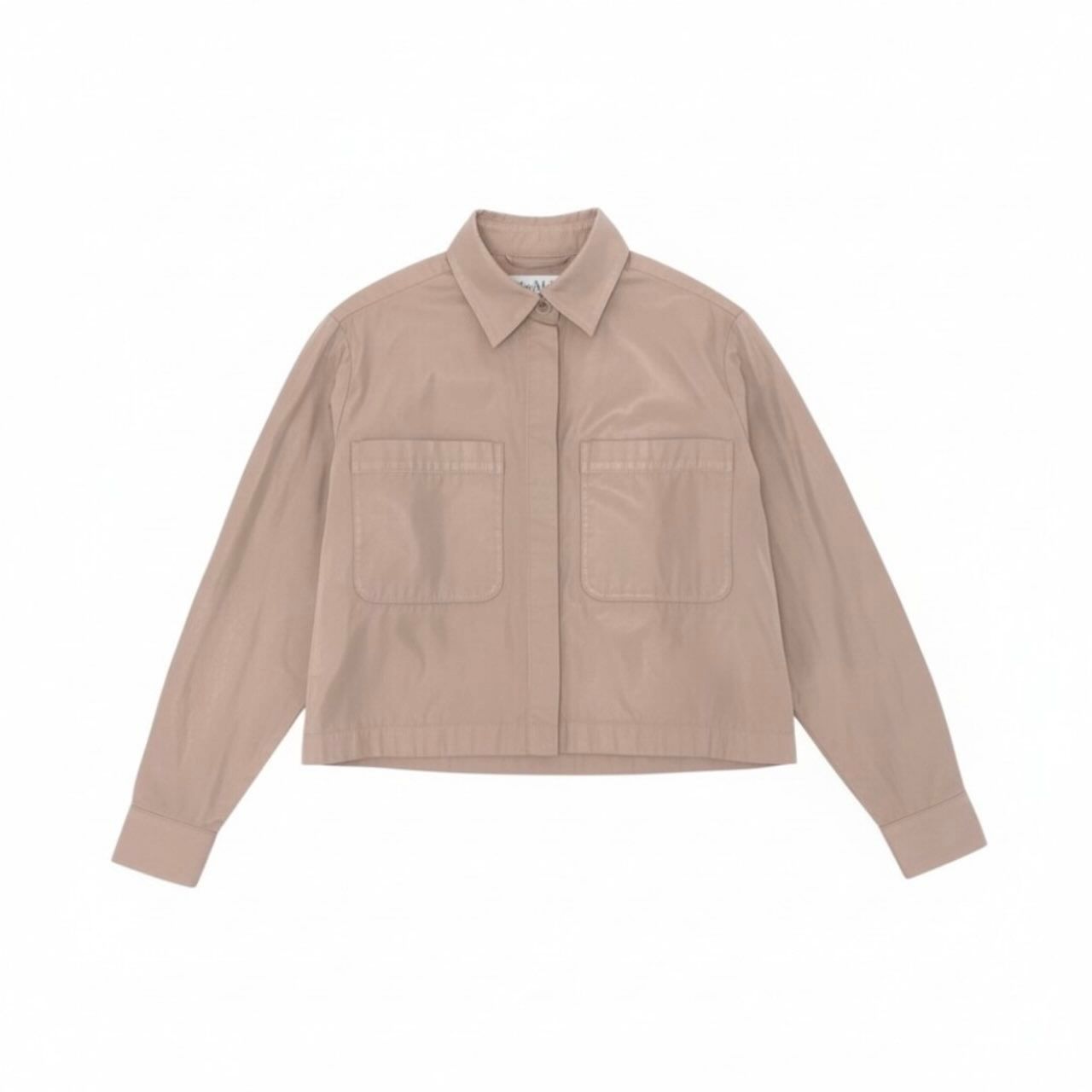 Max Mara Cropped Jacket Long Sleeve Shirt Polyester
