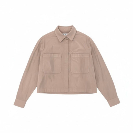 Max Mara Cropped Jacket Long Sleeve Shirt Polyester