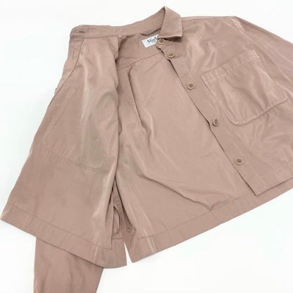 Max Mara Cropped Jacket Long Sleeve Shirt Polyester — view 3