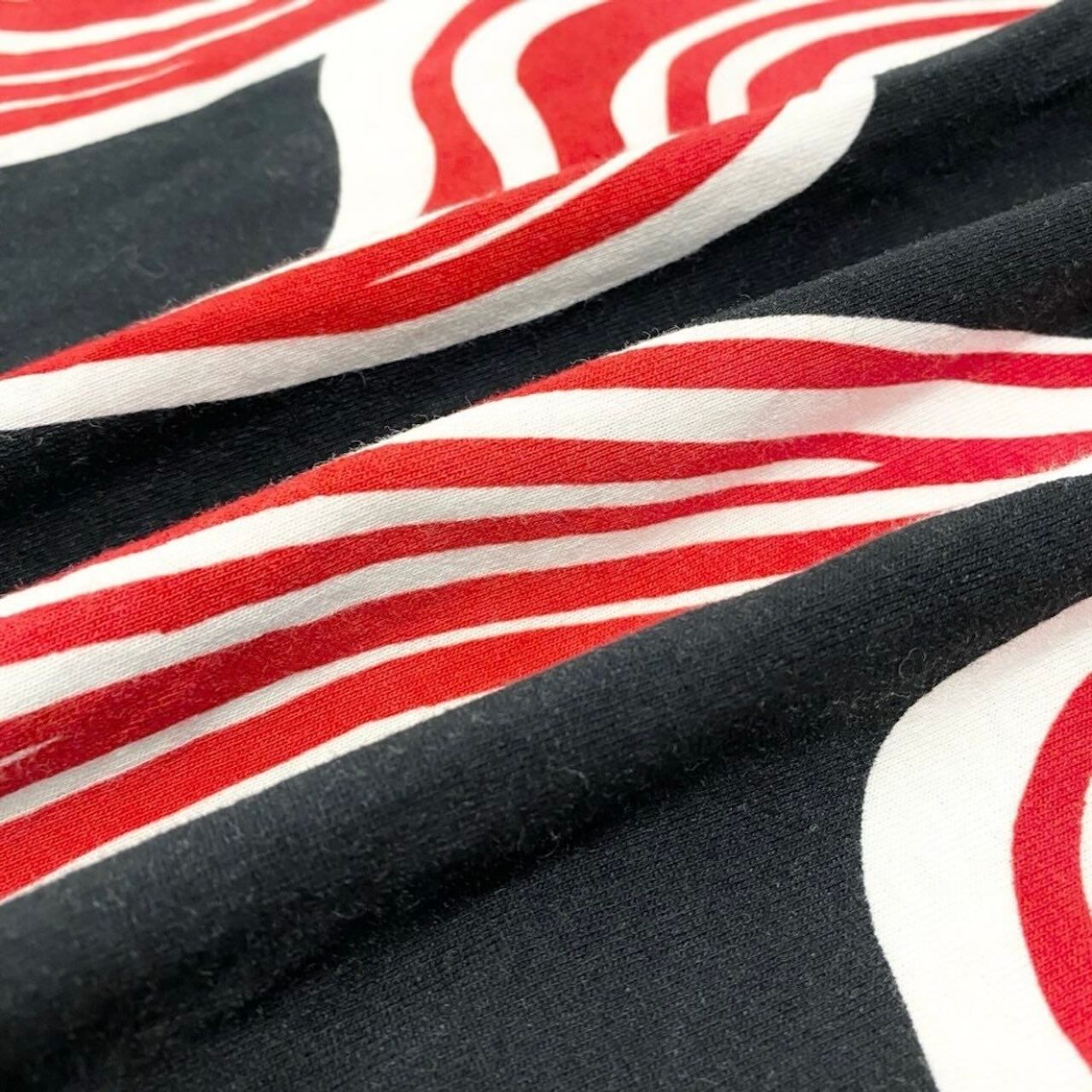 Moncler JW Anderson All Over Print SS Black Red Cotton Short Sleeve T-Shirt — view 6
