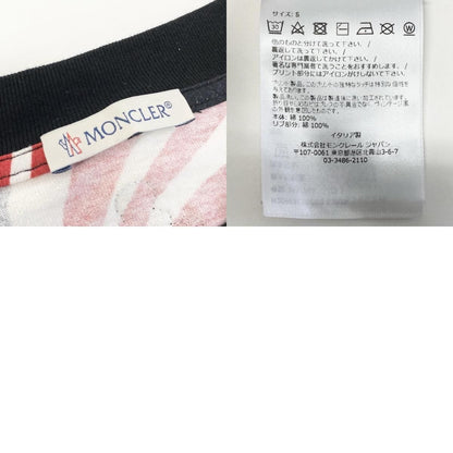Moncler JW Anderson All Over Print SS Black Red Cotton Short Sleeve T-Shirt — view 9