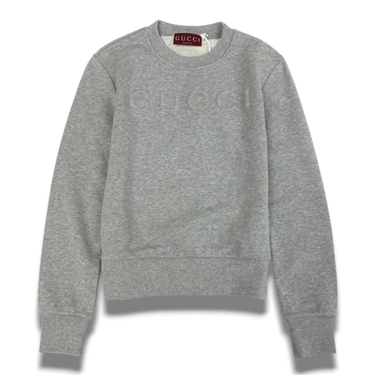 Gucci Sweatshirt Shirt Cotton Jersey Gray