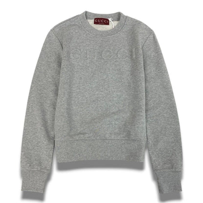 Gucci Sweatshirt Shirt Cotton Jersey Gray