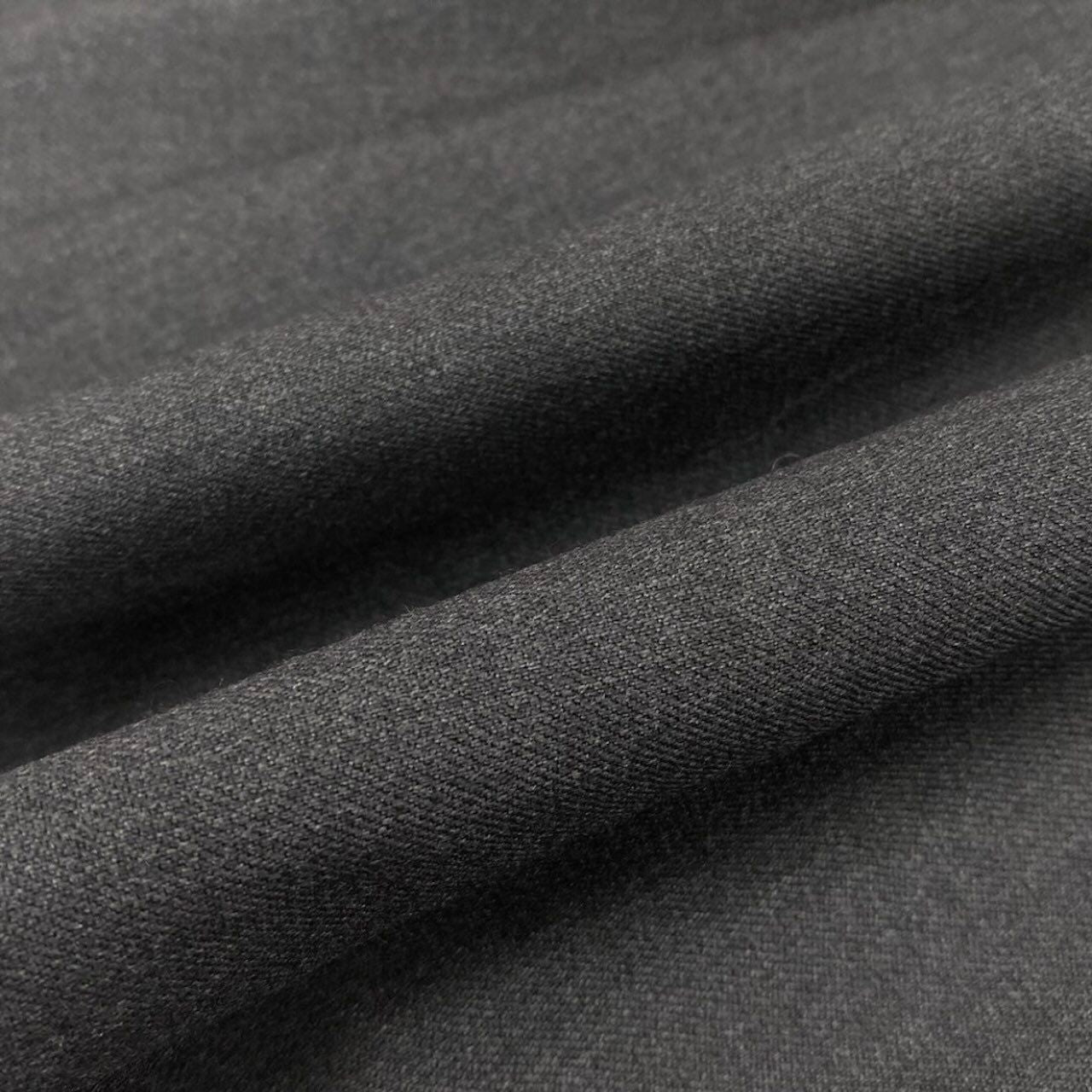 Celine Vintage Carriage Belt a Line Dress Gray Wool Rayon Polyurethane — view 8