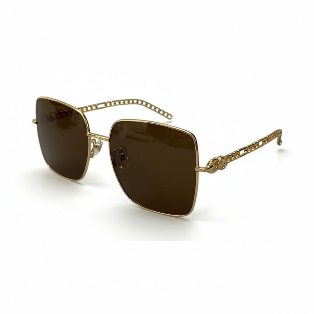 Gucci Gold Metal Sunglasses Eyewear