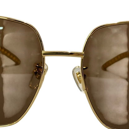Gucci Gold Metal Sunglasses Eyewear — view 7