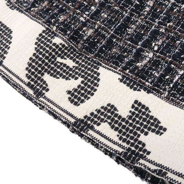 Chanel Tweed Skirt Navy — view 5
